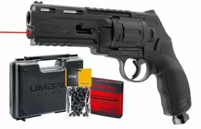 Pack d�fense Revolver CO2 Walther T4E TR50L (HDR50L) avec laser 13 J Cal.50