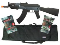 Pack Kalashnikov AK47 Beta Spetsnaz AEG (bout rouge) + Housse + Billes
