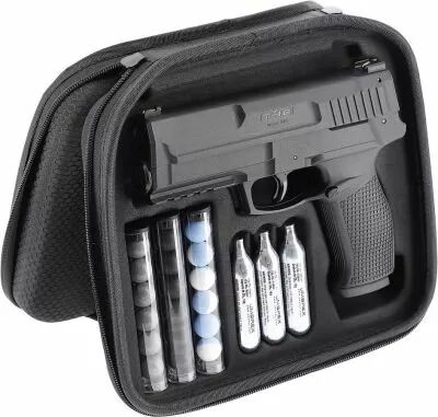 Pack Pistolet D�fense CO2 Umarex T4E Impax P68 16 Joules Cal.68