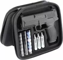 Pack Pistolet D&eacute;fense CO2 Umarex T4E Impax P68 16 Joules Cal.68