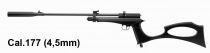 Pistolet - Carabine à plombs calibre 4.5 mm Artemis CP2 noir