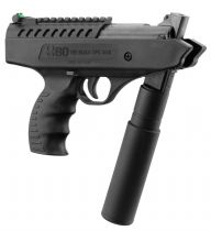 Pistolet à Plombs Break Barrel LANGLEY Silencer Noir Cal.5,5mm