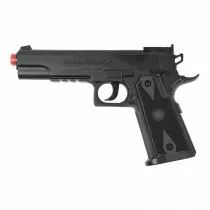 Pistolet Airsoft 1911 CO2 Powerwin 304 WinGun Noir + Bout rouge
