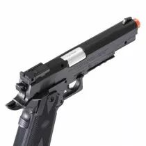 Pistolet Airsoft 1911 CO2 Powerwin 304 WinGun Noir + Bout rouge