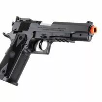 Pistolet Airsoft 1911 CO2 Powerwin 304 WinGun Noir + Bout rouge