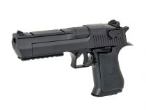 Pistolet Airsoft AEP CM121 type Desert Eagle Ni-Mh culasse métal Noir