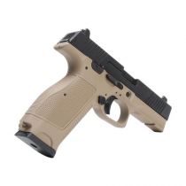 Pistolet Airsoft Kizuna Works MKW Gaz Blowback Dual Tone Noir et Tan