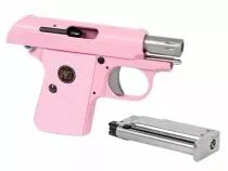 Pistolet CT 25 junior Pink GBB full m&eacute;tal Blowback Rose