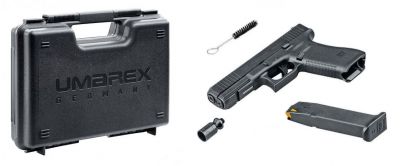 Pistolet-alarme -Umarex-Walther- P99-blanc et gaz lacry- Cal. 9 mm