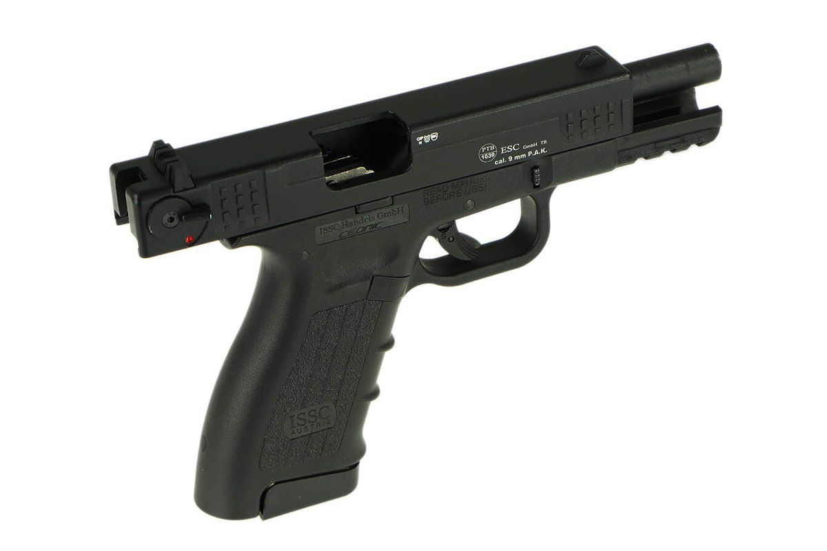 Pistolet D'Alarme M22 Noir 9mm P.A.K ISSC Powergun