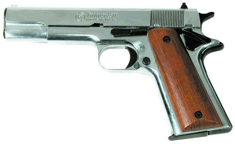 Pistolet alarme Kimar à blanc /gaz Type Beretta 92 Nickelé Calibre