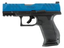 Pistolet de défense Walther PDP Compact 4\'\' T4E Cal.43 Blowback Culasse Bleue