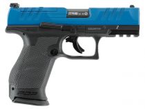 Pistolet de défense Walther PDP Compact 4\'\' T4E Cal.43 Blowback Culasse Bleue