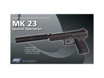 Pistolet MK23 Special Operation GAZ avec Silencieux