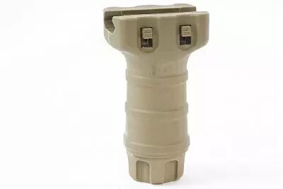POIGNEE TACTIQUE TD STUBBY DESERT LONG 8 CM POUR RAIL 22 MM