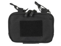 Porte chargeur Double Open Top MOLLE 5.56 avec poche Admin Noir