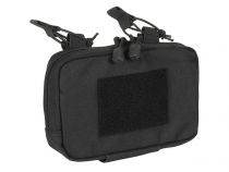 Porte chargeur Double Open Top MOLLE 5.56 avec poche Admin Noir