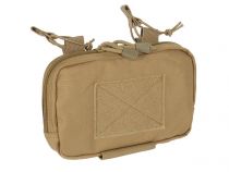 Porte chargeur Double Open Top MOLLE 5.56 avec poche Admin Tan