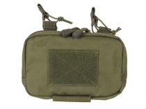 Porte chargeur Double Open Top MOLLE 5.56 avec poche Admin Vert OD