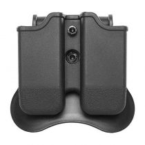 Porte chargeur rigide ABS double Noir pour Glock & Sig Sauer SP2022