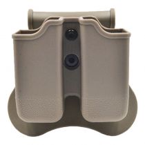 Porte chargeur rigide ABS double TAN/FDE pour Glock & Sig Sauer SP2022