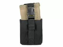 Porte Chargeur Sniper MOLLE Noir pour R&eacute;plique Airsoft