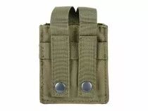 Porte Chargeur Sniper MOLLE Vert OD pour R&eacute;plique Airsoft