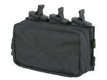 Porte chargeur Triple Open Top MOLLE 5.56 avec poche GM Noir