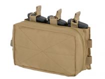 Porte chargeur Triple Open Top MOLLE 5.56 avec poche GM Tan