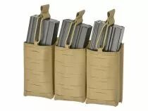 Porte Chargeurs Triple M4 Open Top Laser Cut Tan 5.56