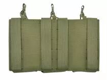 Porte Chargeurs Triple M4 Open Top Laser Cut Vert OD 5.56