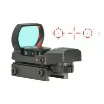 Red Dot m&eacute;tal mono-vitre 4 r&eacute;ticules 11 niveaux de luminosit&eacute;