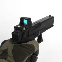 Red-Dot RMR noir AIM-O montage Picatinny et Glock