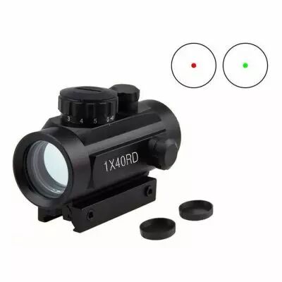 Red-Dot Rouge et Vert 40 mm pour rail 21mm et 11mm
