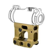 Réhausse type UT FAST Tan Picatinny pour Red-Dot T1 - T2 - Romeo5
