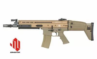 R�plique airsoft FN Scar-L AEG Tan Gen2 avec mosfet Eshooter