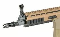 R&eacute;plique airsoft FN Scar-L AEG Tan Gen2 avec mosfet Eshooter