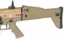 R&eacute;plique airsoft FN Scar-L AEG Tan Gen2 avec mosfet Eshooter