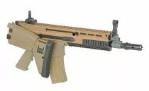 R&eacute;plique airsoft FN Scar-L AEG Tan Gen2 avec mosfet Eshooter