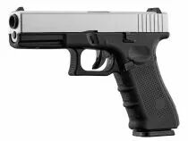 Réplique airsoft GBB Raven EU7 Gaz Blowback Noir/Silver