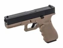 R&eacute;plique airsoft GBB Raven EU7 Gaz Blowback Tan-Noir