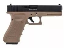 R&eacute;plique airsoft GBB Raven EU7 Gaz Blowback Tan-Noir