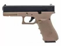 R&eacute;plique airsoft GBB Raven EU7 Gaz Blowback Tan-Noir
