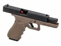 R&eacute;plique airsoft GBB Raven EU7 Gaz Blowback Tan-Noir