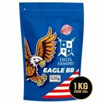 Sachet de 5000 billes Airsoft 0.20g Delta Armory Eagle 1 kg