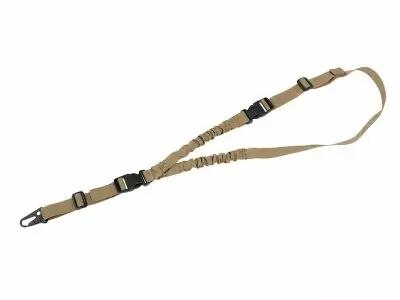 Sangle 1 point Bungee Tan Coyote avec 2 clips de lib�ration rapide
