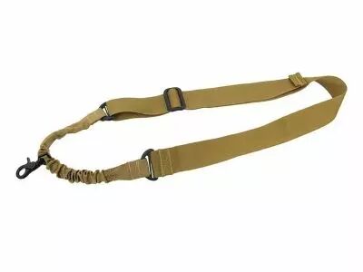 Sangle 1 Point �lastique fixation rapide Tan-Coyote