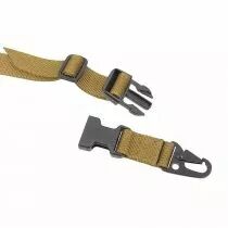 Sangle 2 points matelass&eacute;e Tan avec clip de lib&eacute;ration et r&eacute;glage rapide