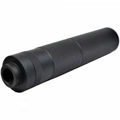 Silencieux Airsoft METAL Type Molet� 155x32mm filetage 14mm antihoraire