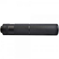 Silencieux Airsoft METAL Type Moleté 155x32mm filetage 14mm antihoraire
